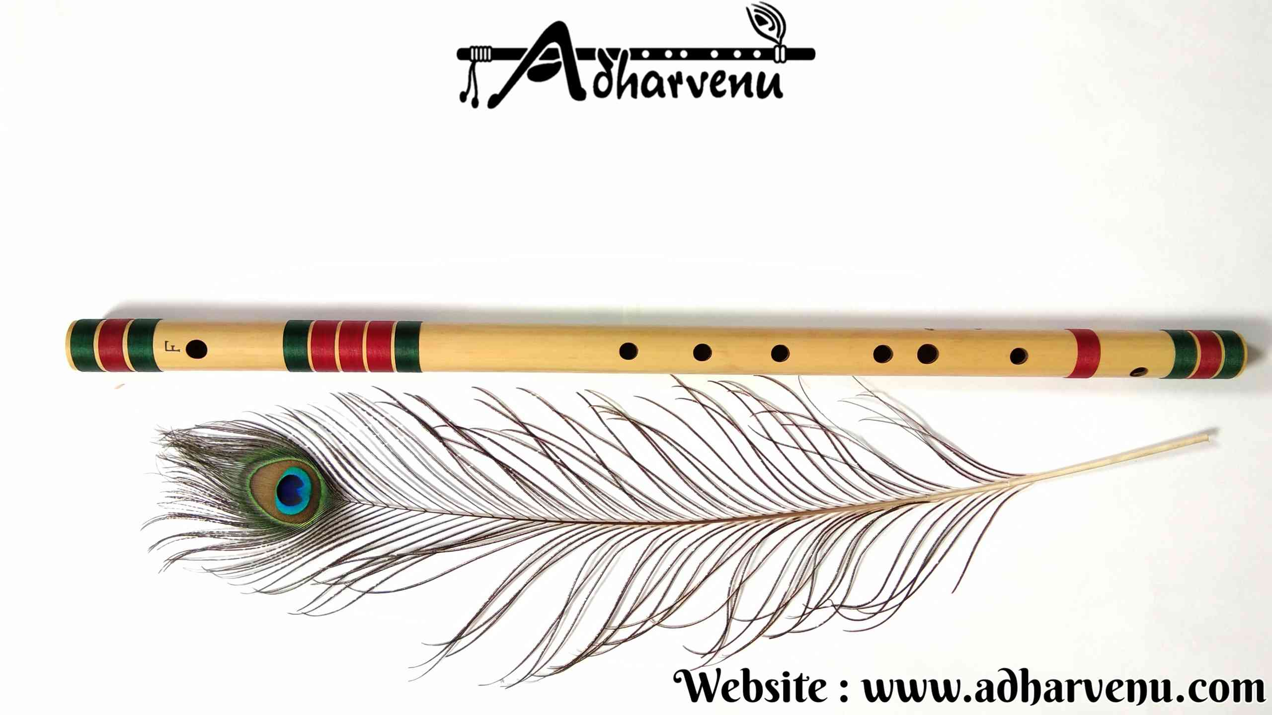 F Natural Base Indian Bamboo Flute (29 Inches)